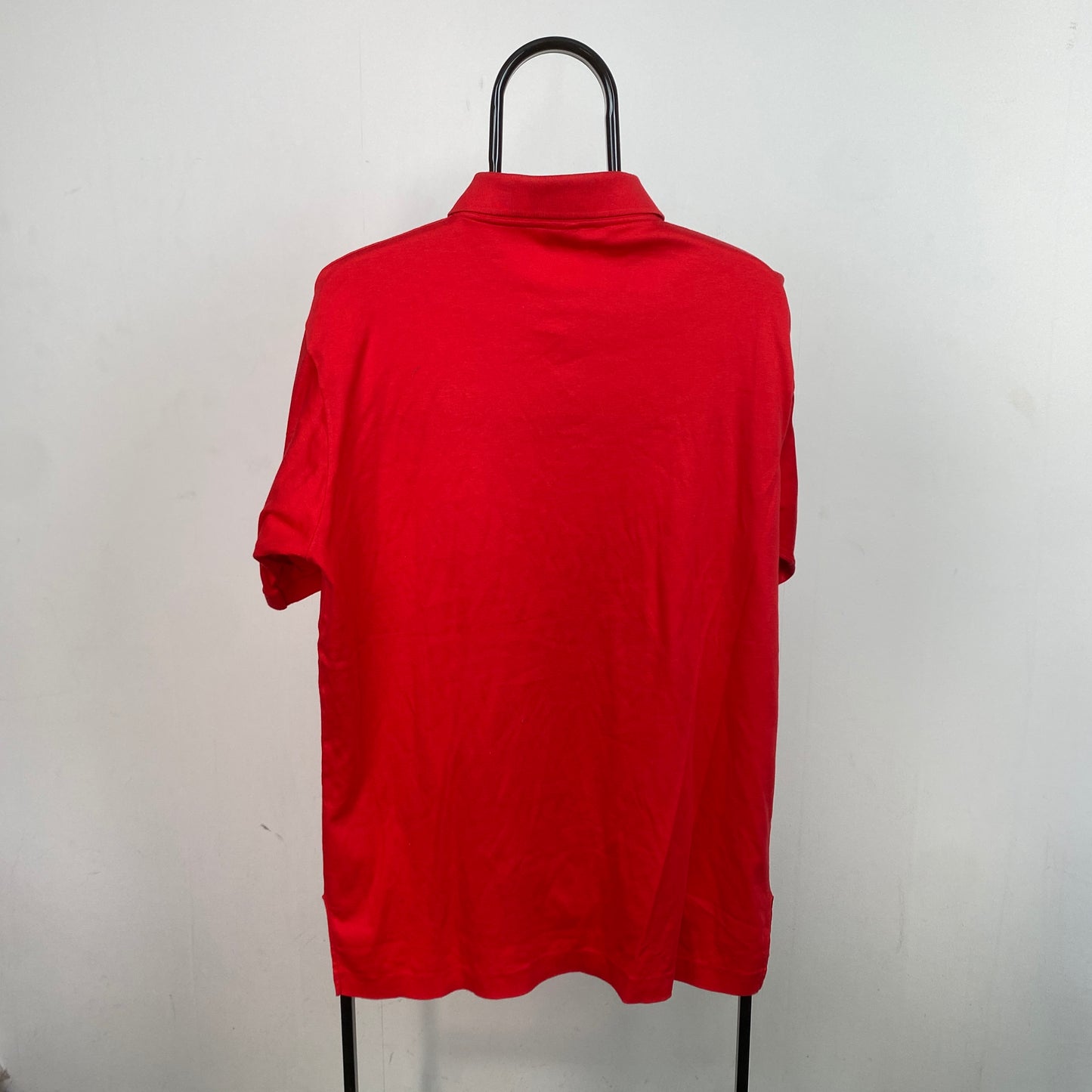 90s Nike Polo Shirt T-Shirt Red XL