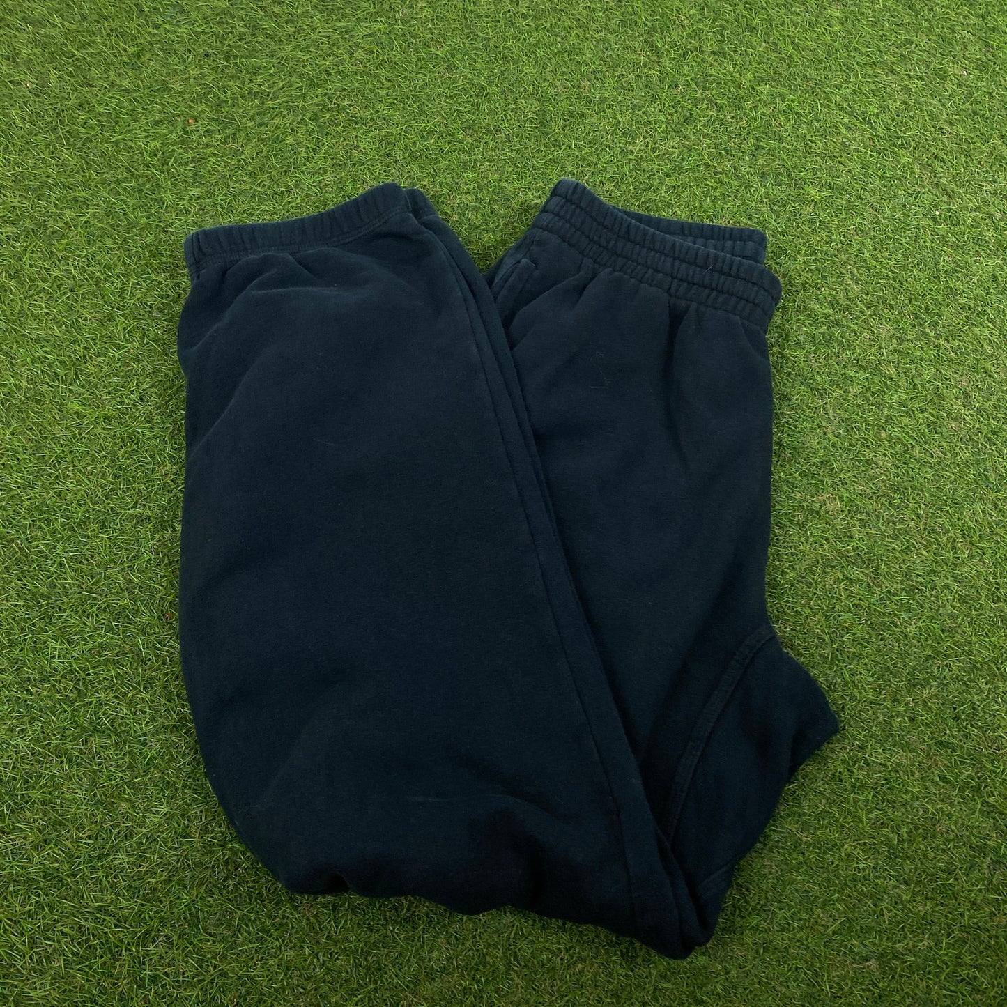 00s Nike Cotton Wide Leg Joggers Blue Small
