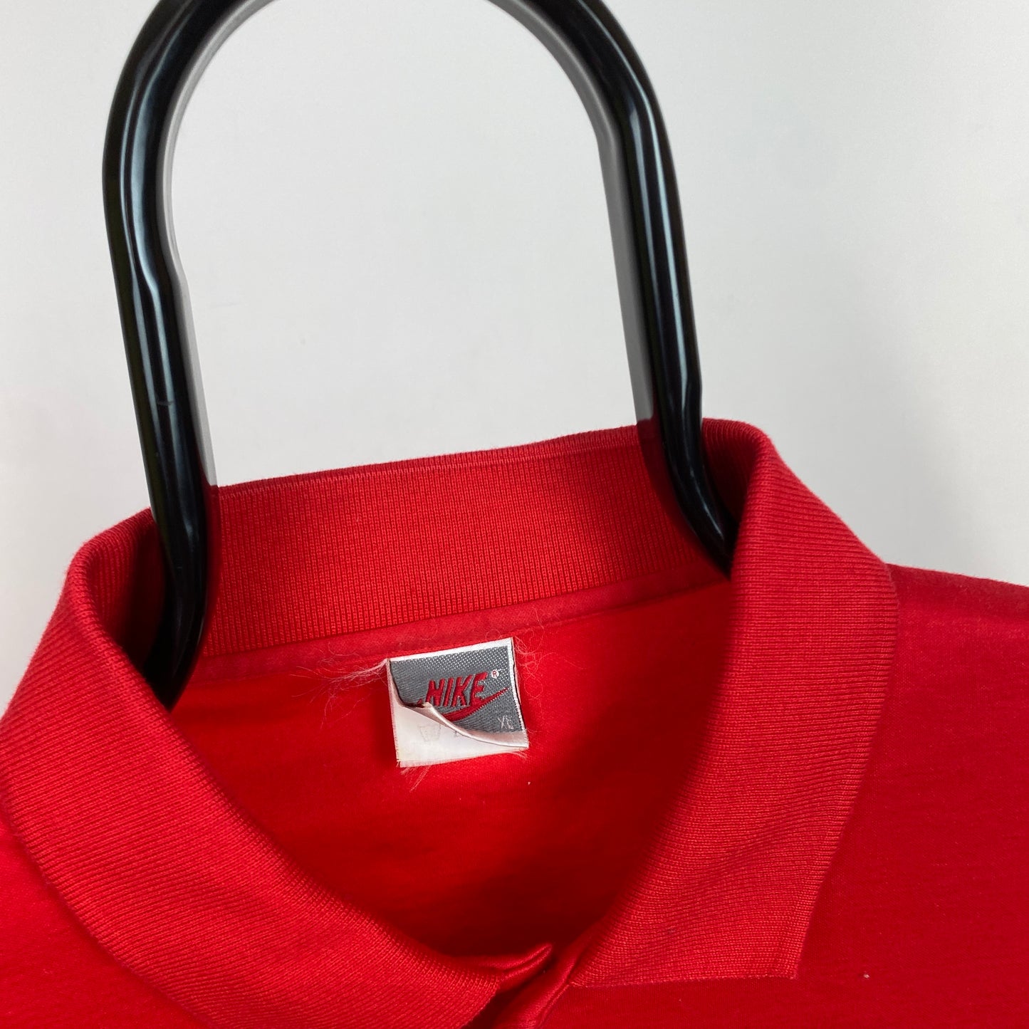 90s Nike Polo Shirt T-Shirt Red XL