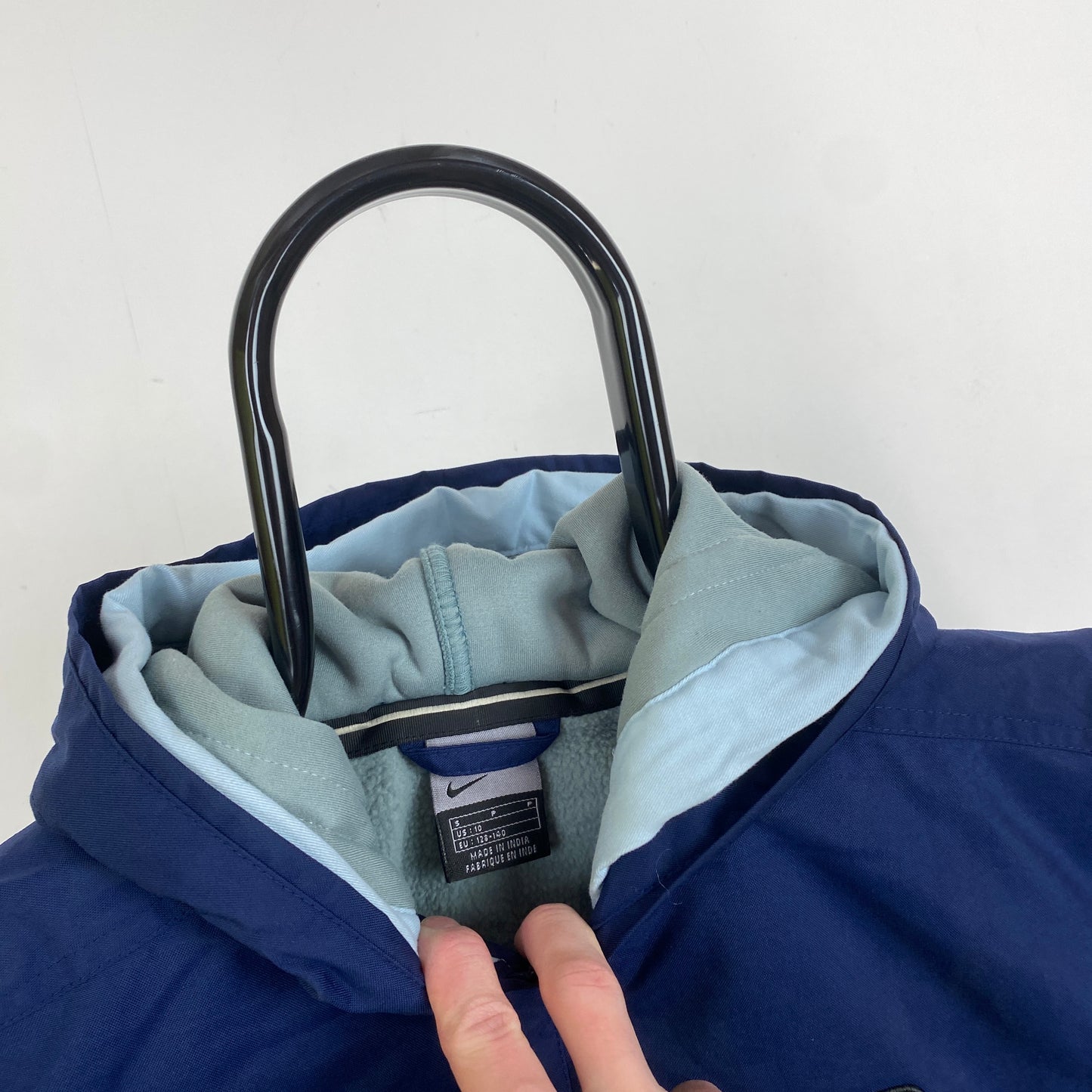 00s Nike Fleece Coat Jacket Blue XS
