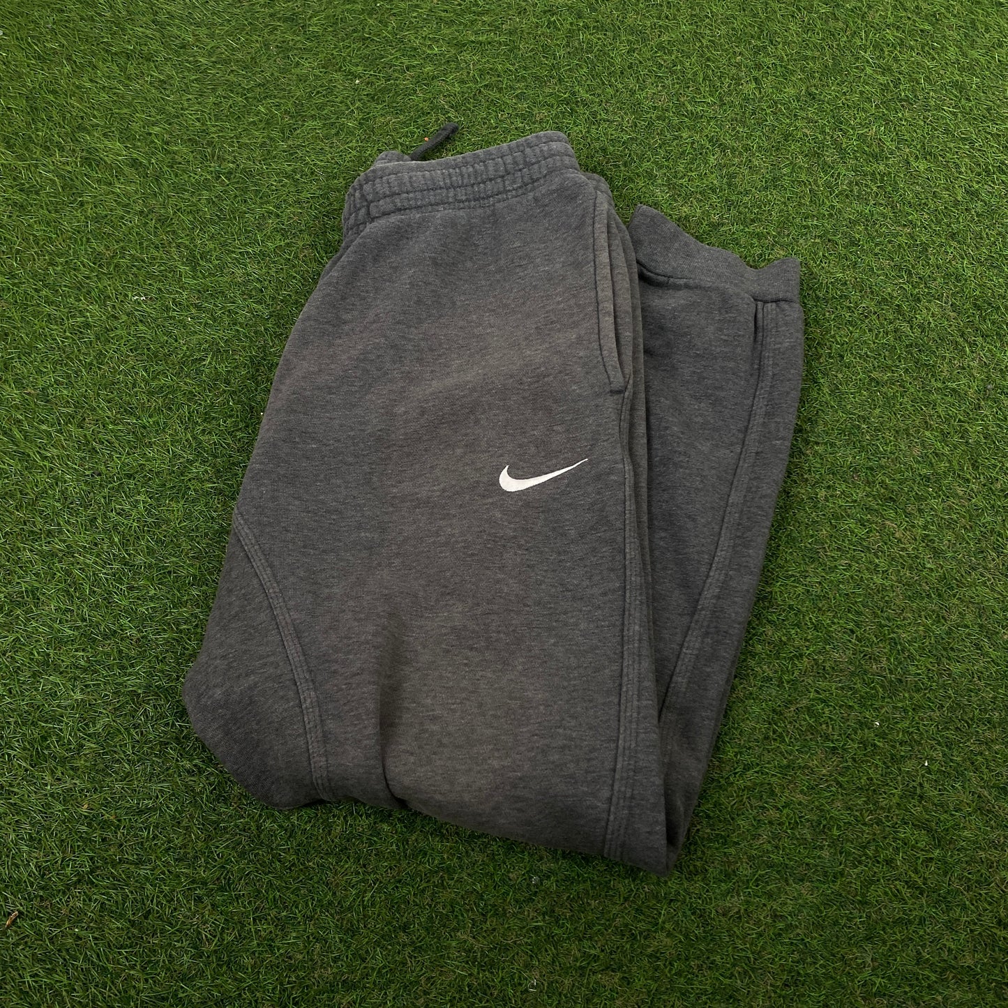 00s Nike Cotton Joggers Grey Small