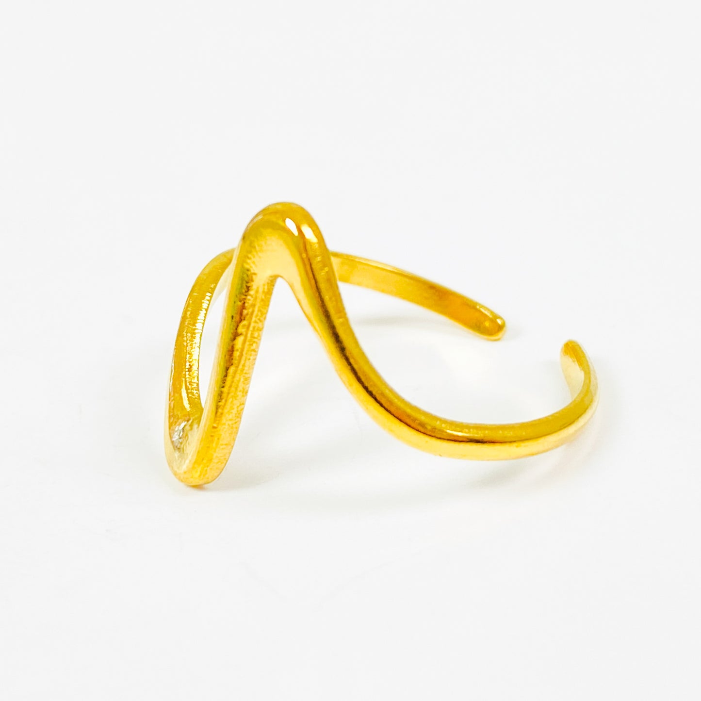 Vintage Adjustable Squiggle Ring