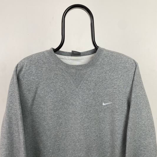 00s Nike Sweatshirt Grey Medium