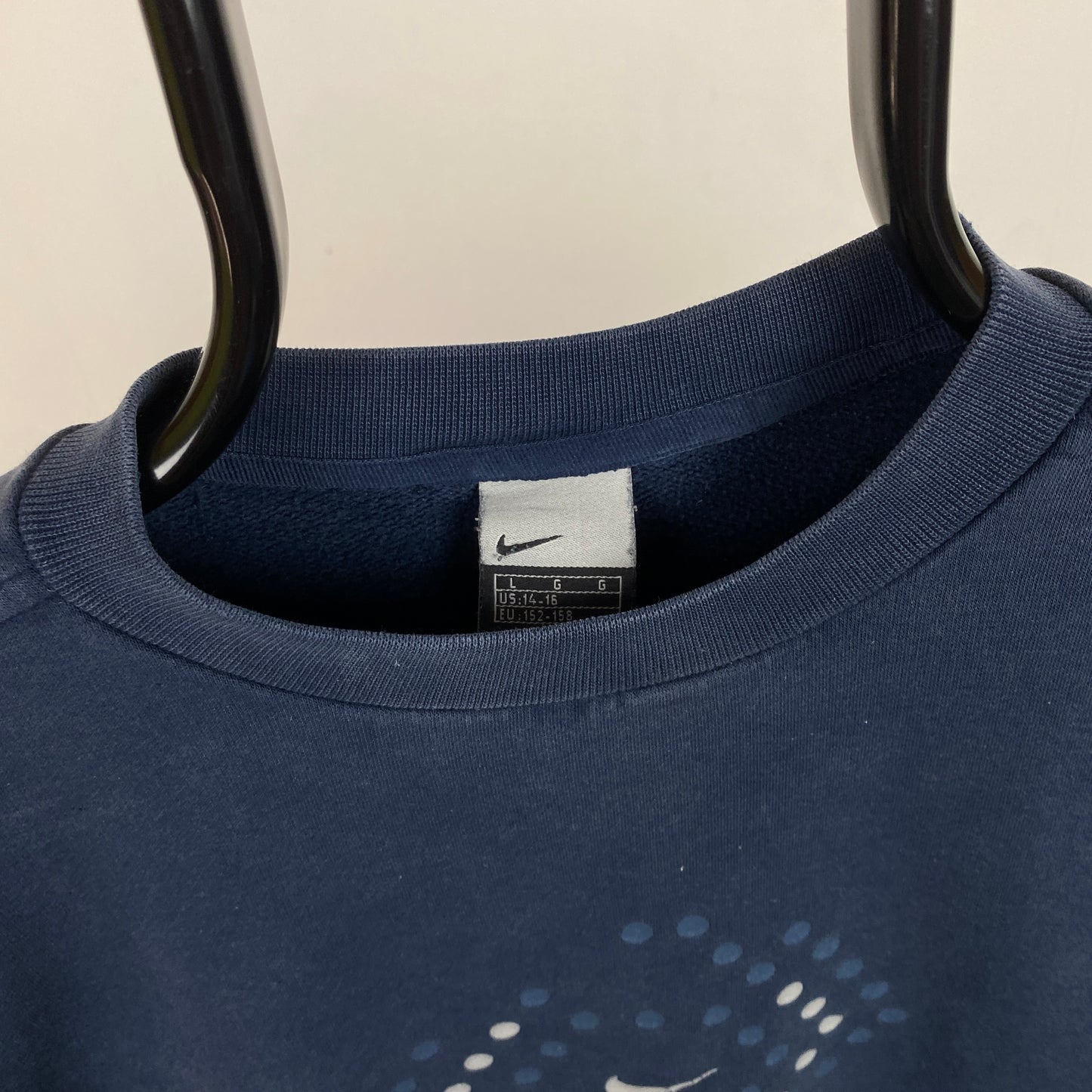 00s Nike Sweatshirt Blue XS