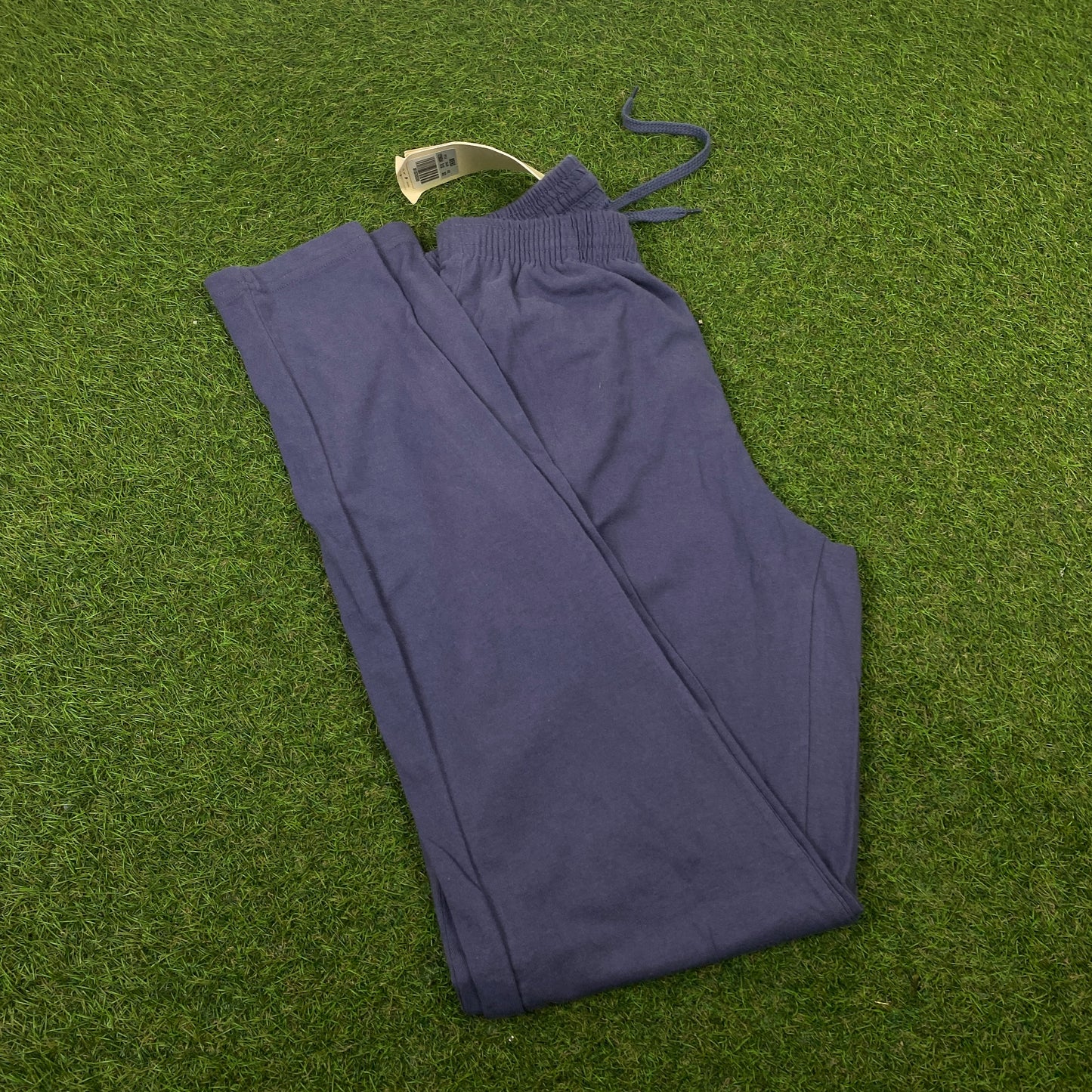 00s Nike Wide Leg Cotton Joggers Blue XS
