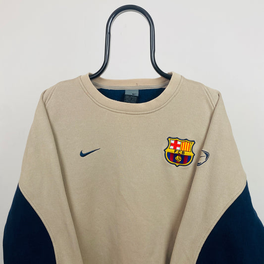 00s Nike Barcelona Sweatshirt Brown Large