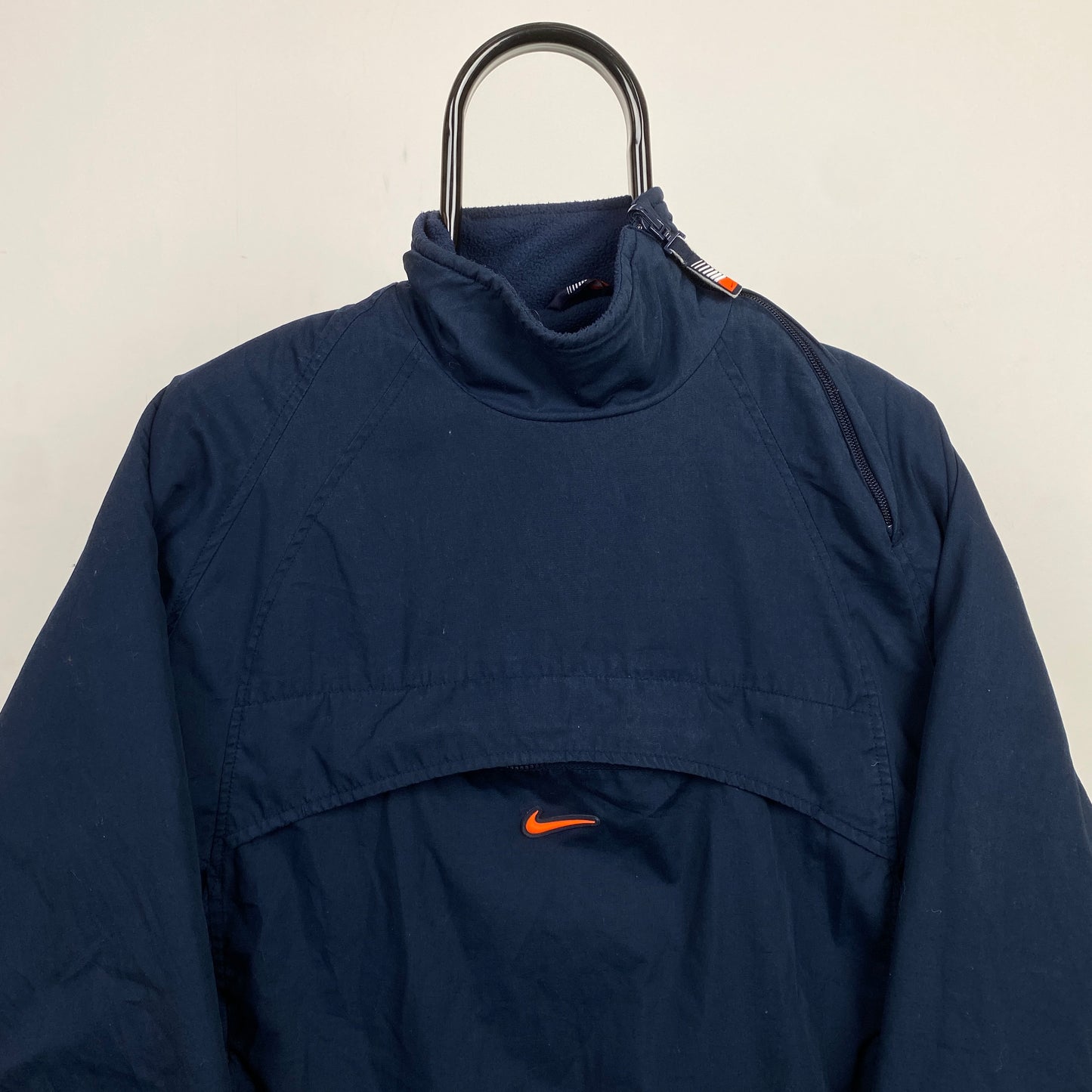 90s Nike Reversible Side Winder Sweatshirt Blue Small