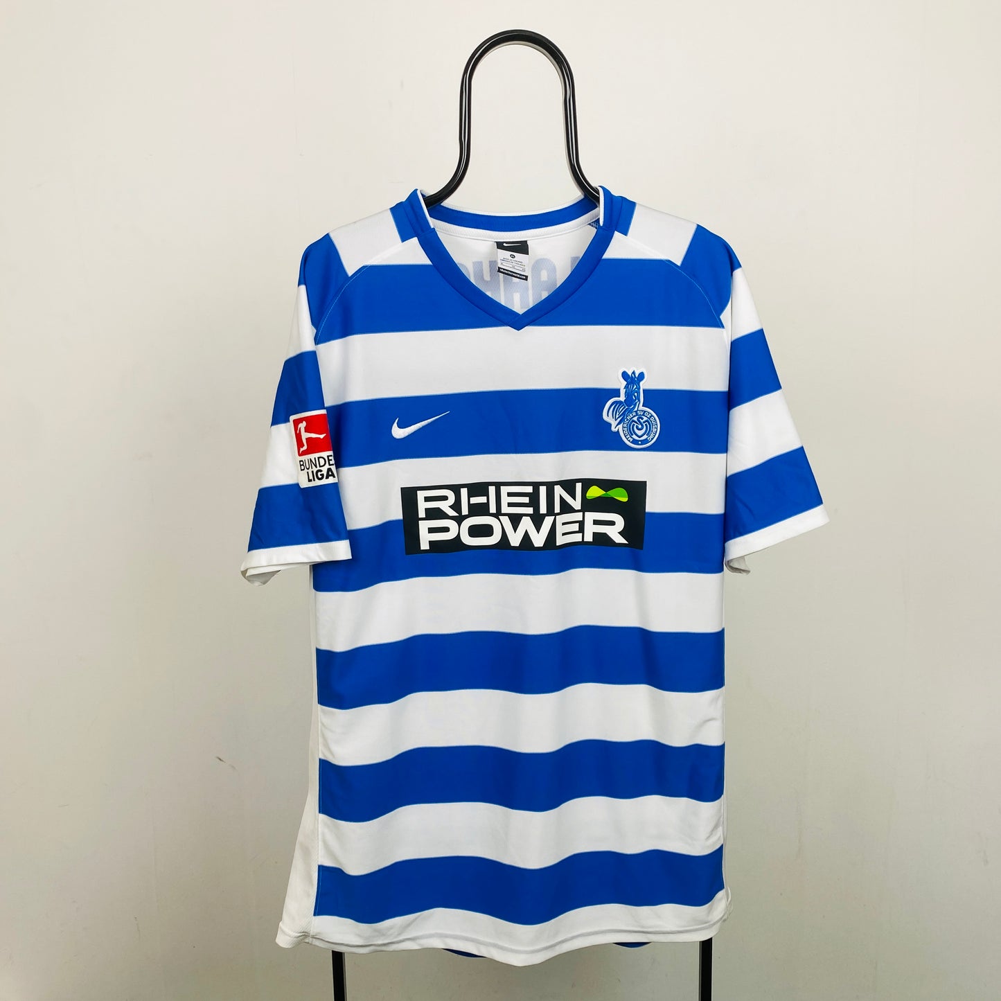 00s Nike Duisburg Football Shirt T-Shirt Blue XL
