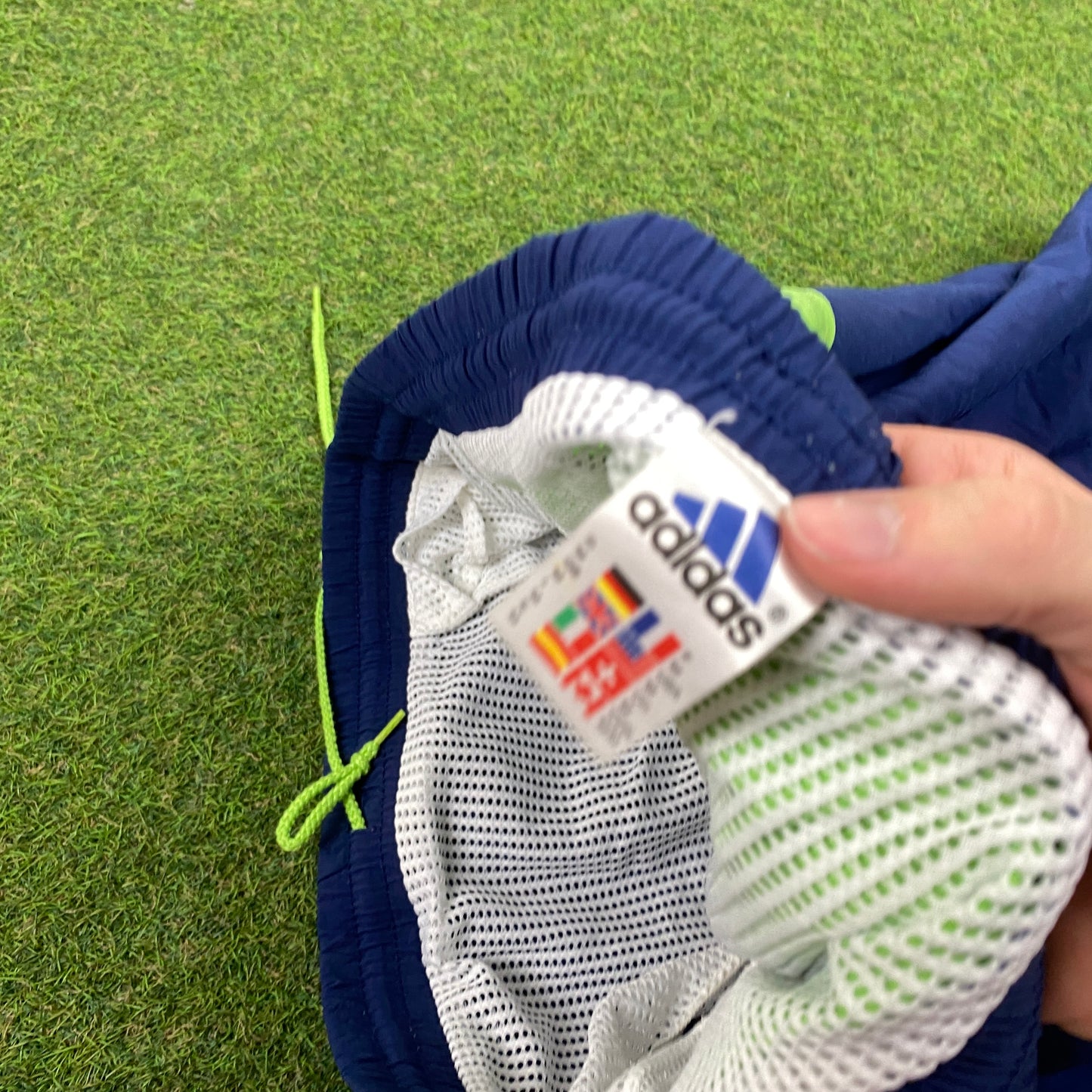 90s Adidas Shorts Blue Medium