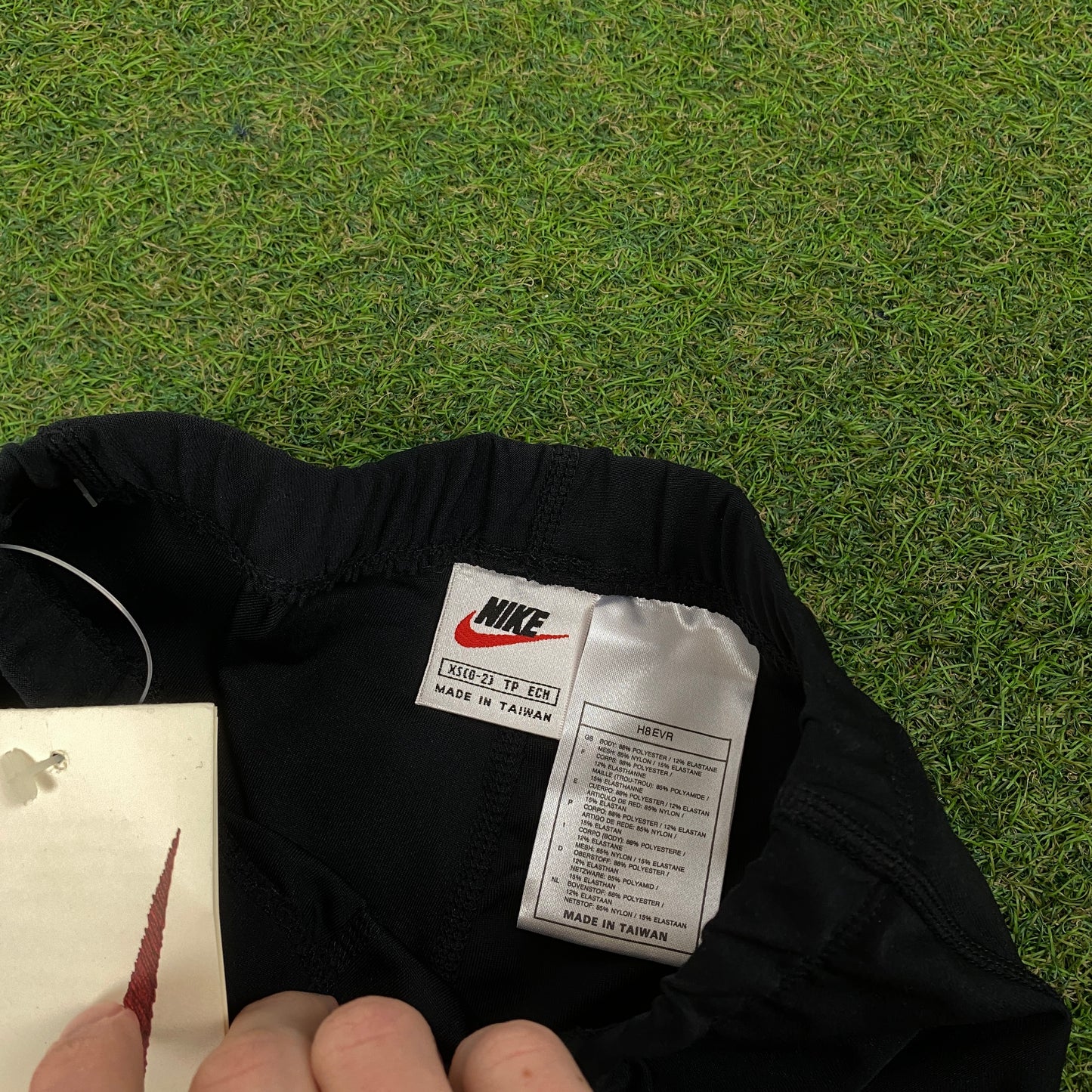 90s Nike Nylon Sprinter Shorts Black XS