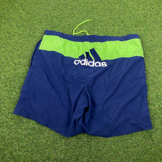 90s Adidas Shorts Blue Medium