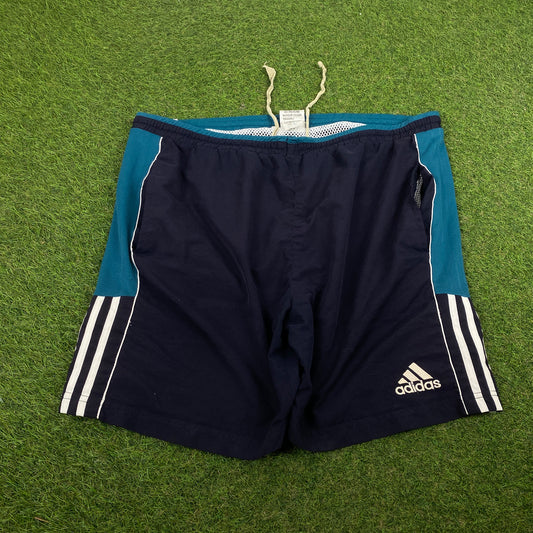 90s Adidas Shorts Blue XXL