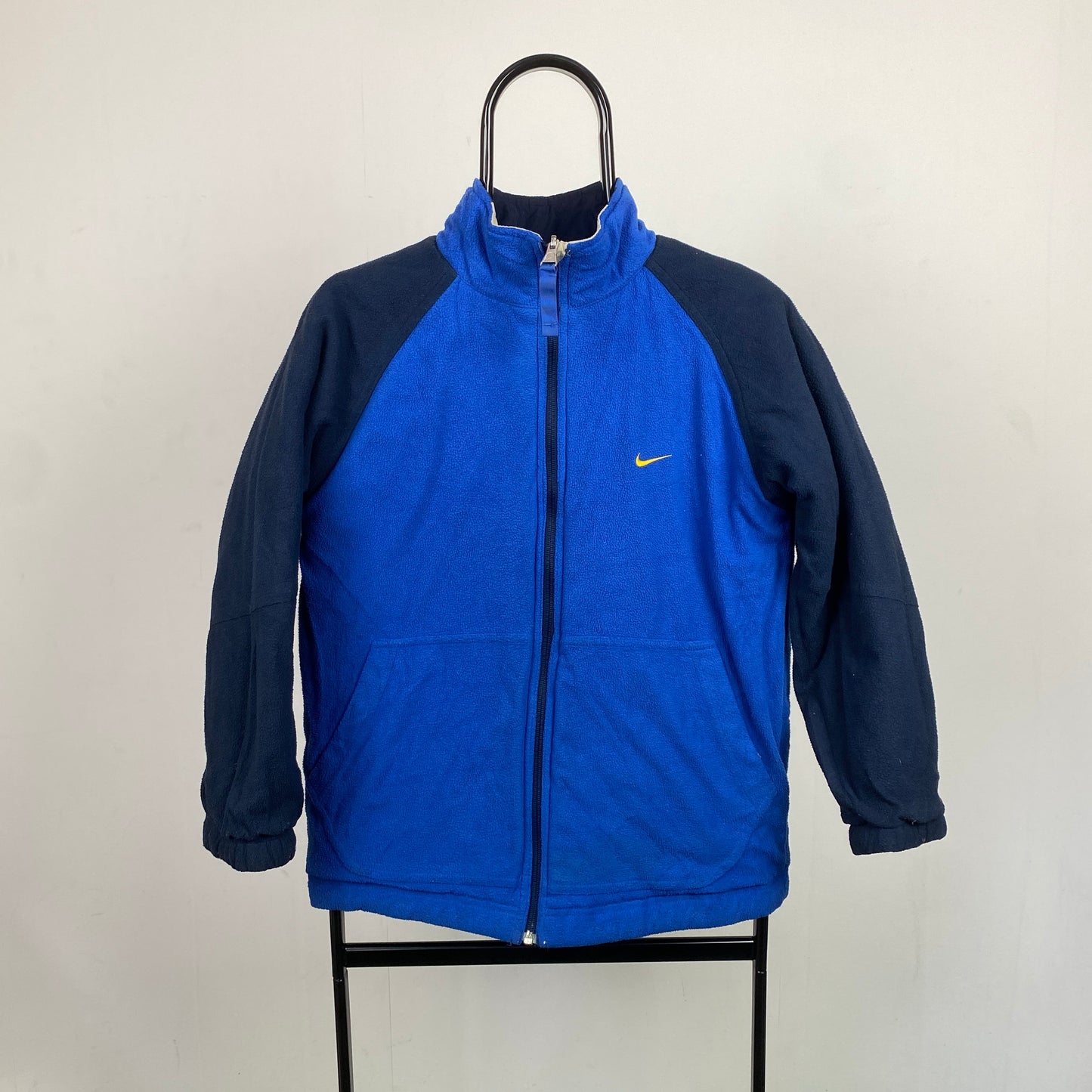90s Nike Reversible Puffer Jacket Blue XS