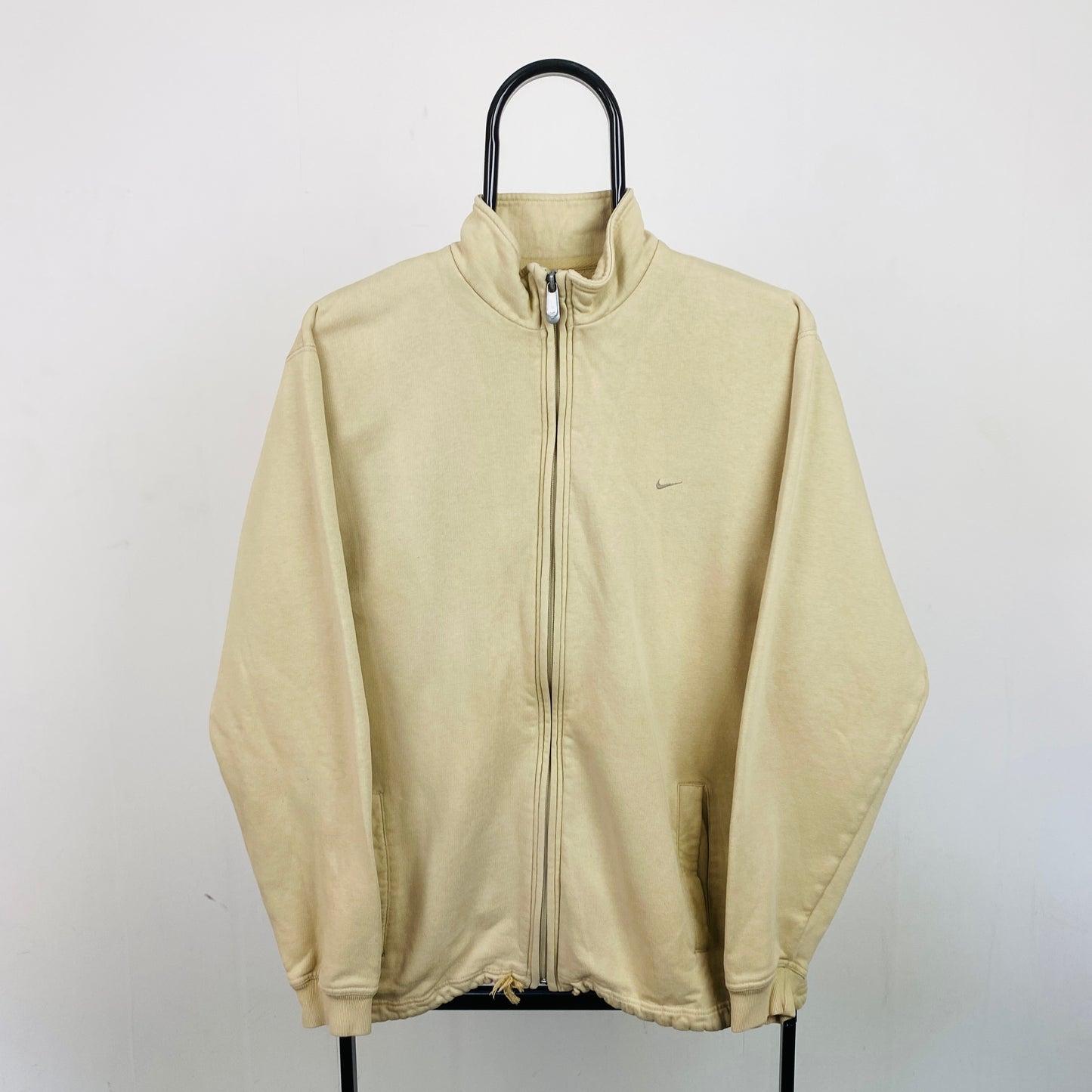 00s Nike Zip Sweatshirt Brown Small