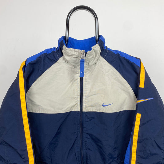90s Nike Reversible Puffer Jacket Blue XS