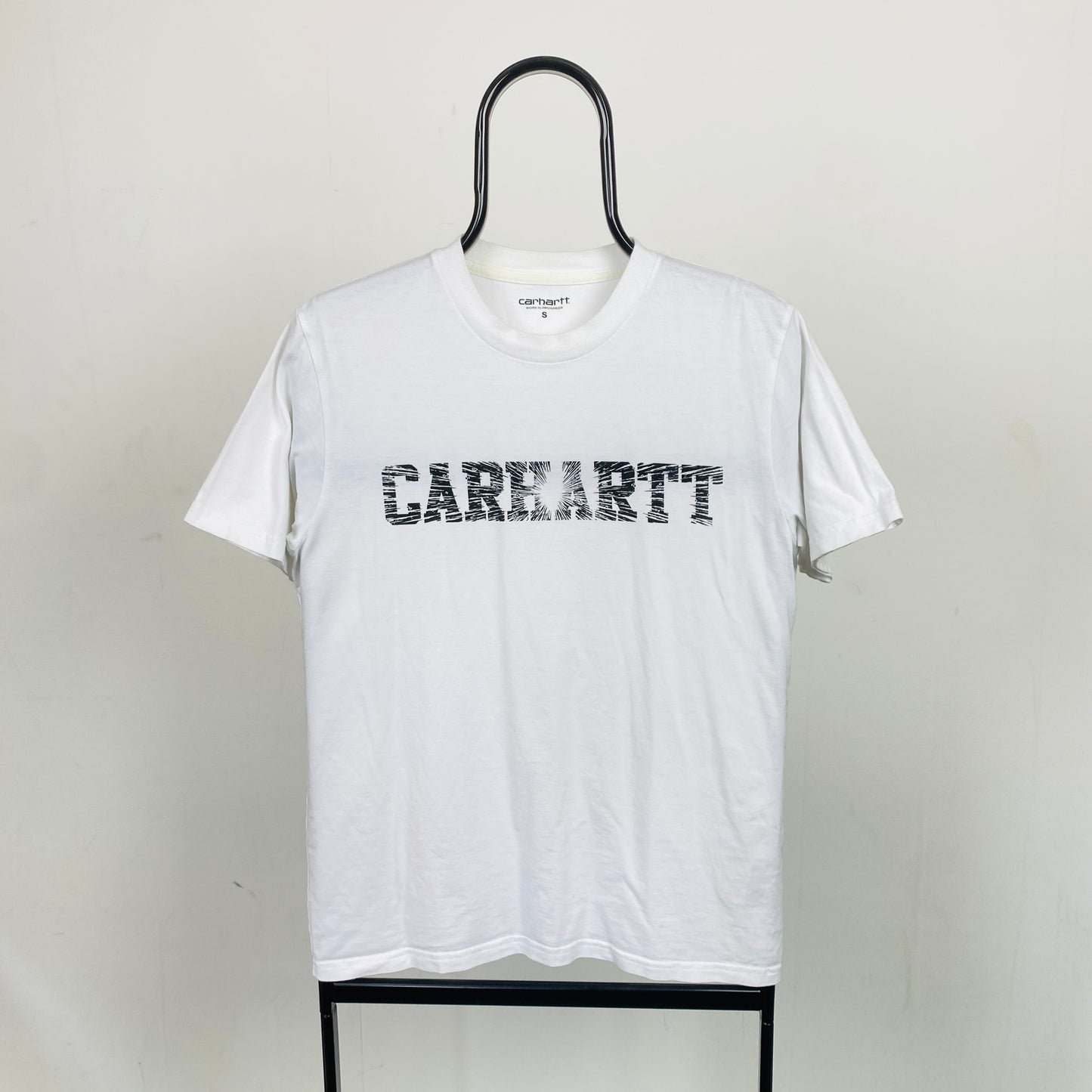 Retro Carhartt T-Shirt White Small