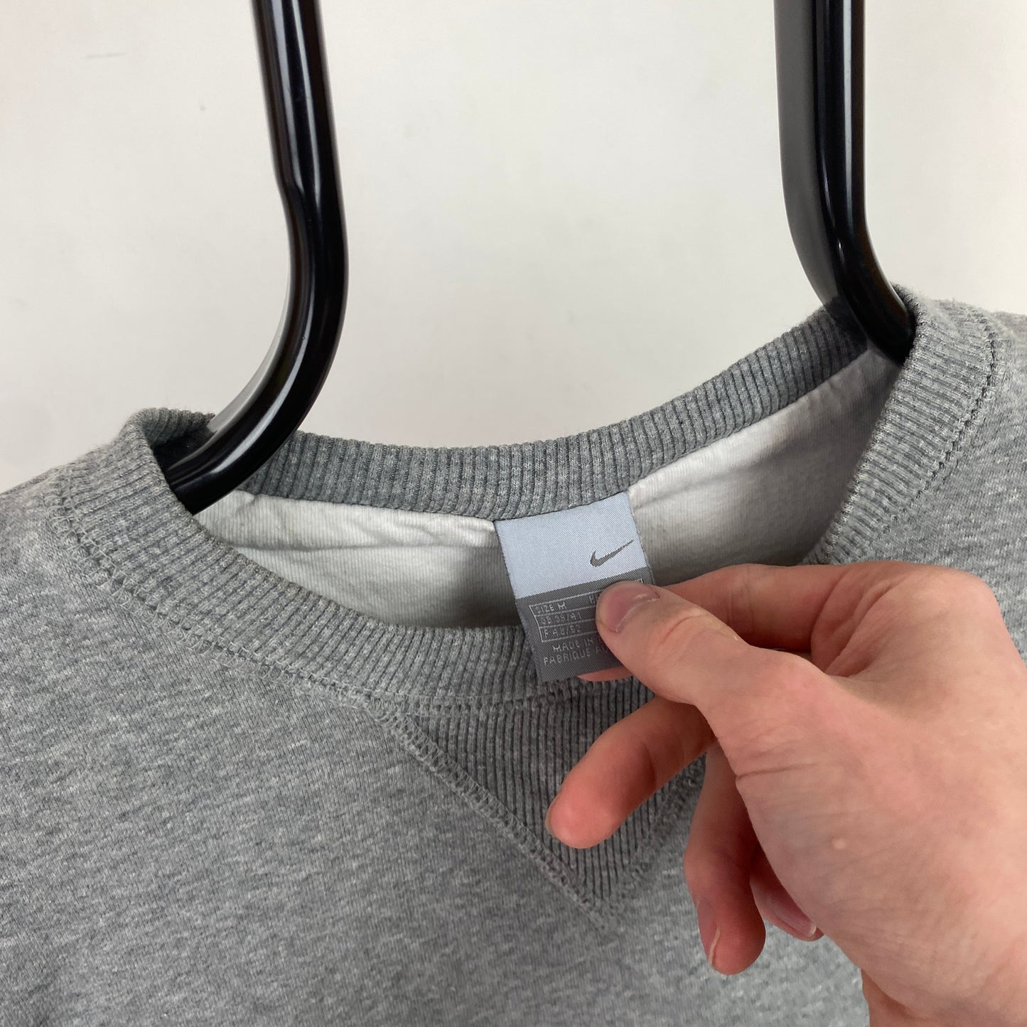 00s Nike Sweatshirt Grey Medium