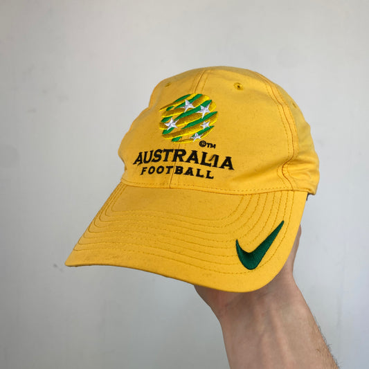 00s Nike Australia Football Hat Yellow