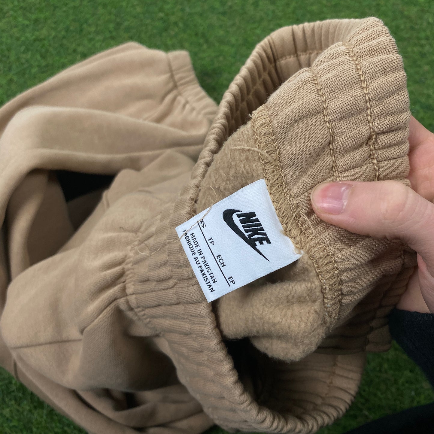 00s Nike Cotton Joggers Brown XS