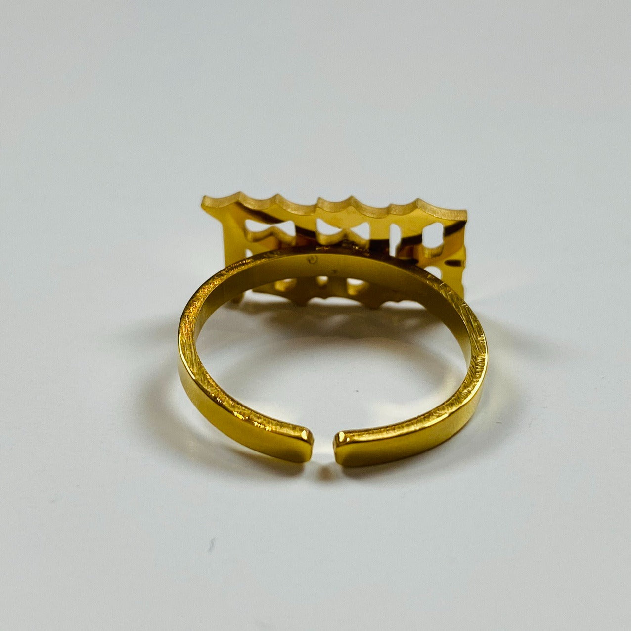 Adjustable 1998 Birth Year Ring Gold