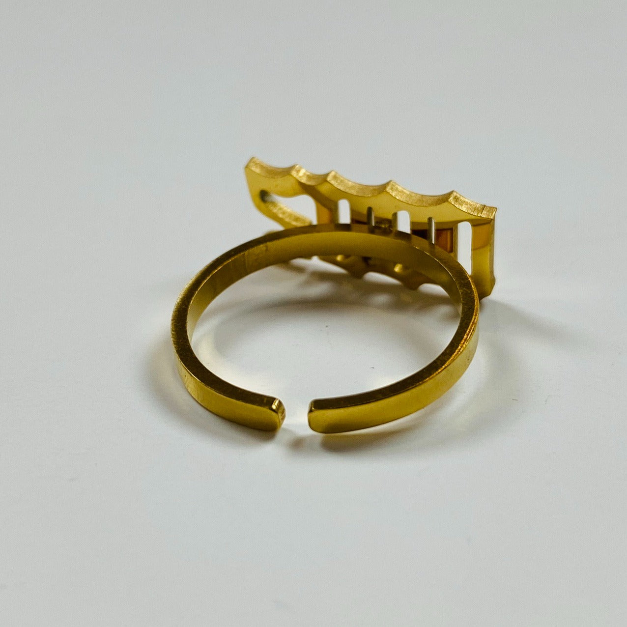 Adjustable 2000 Birth Year Ring Gold