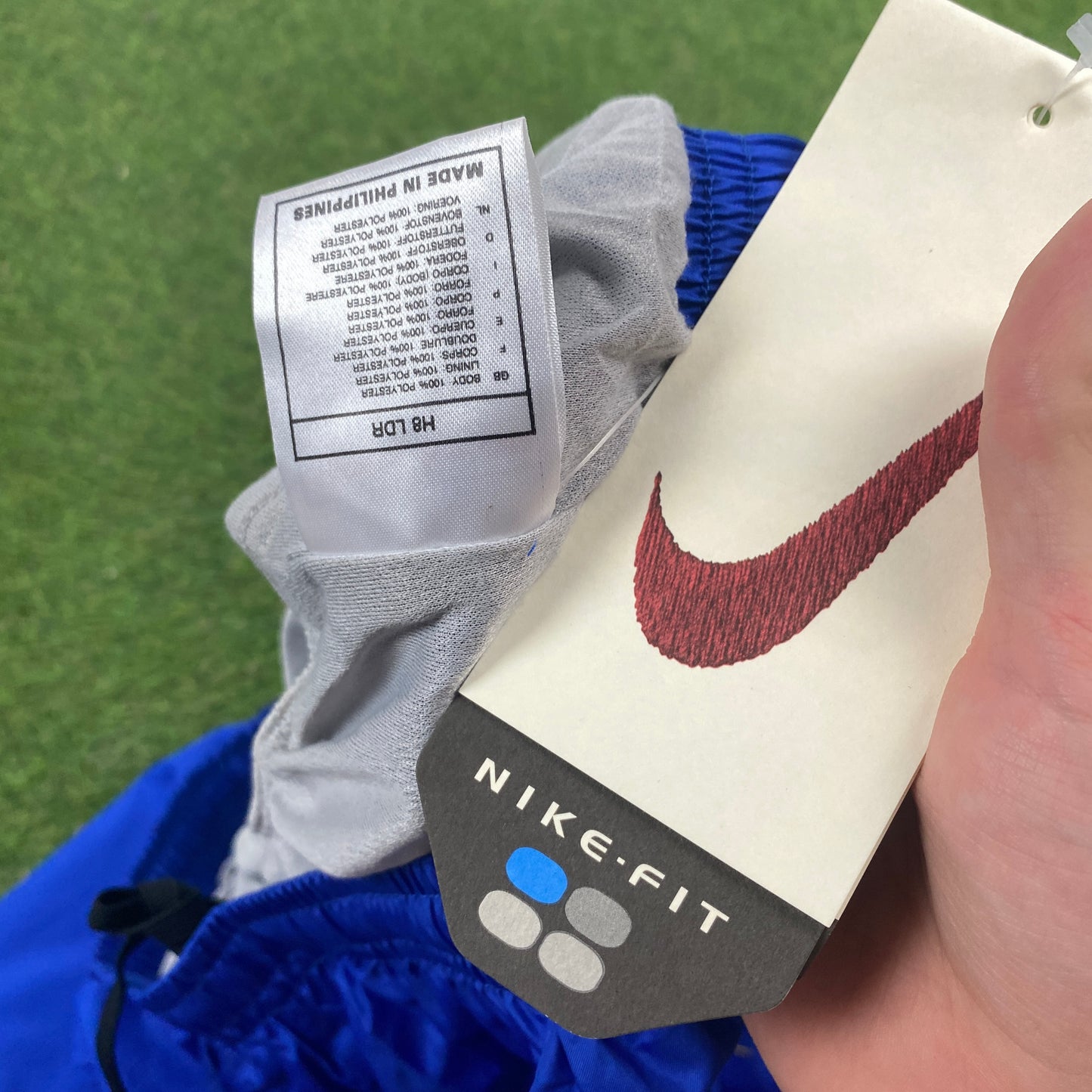 90s Nike Nylon Shorts Blue XL