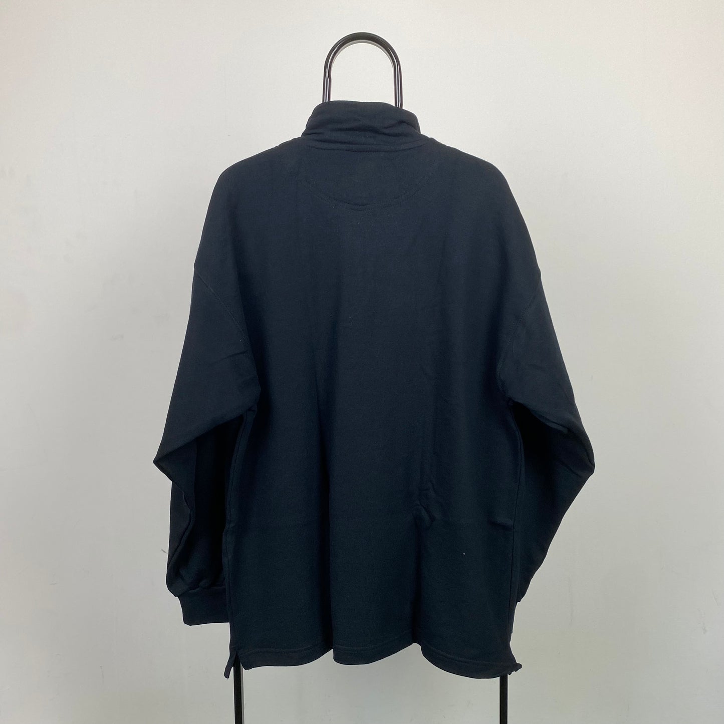 90’s Nike 1/4 Zip Sweatshirt Black Large