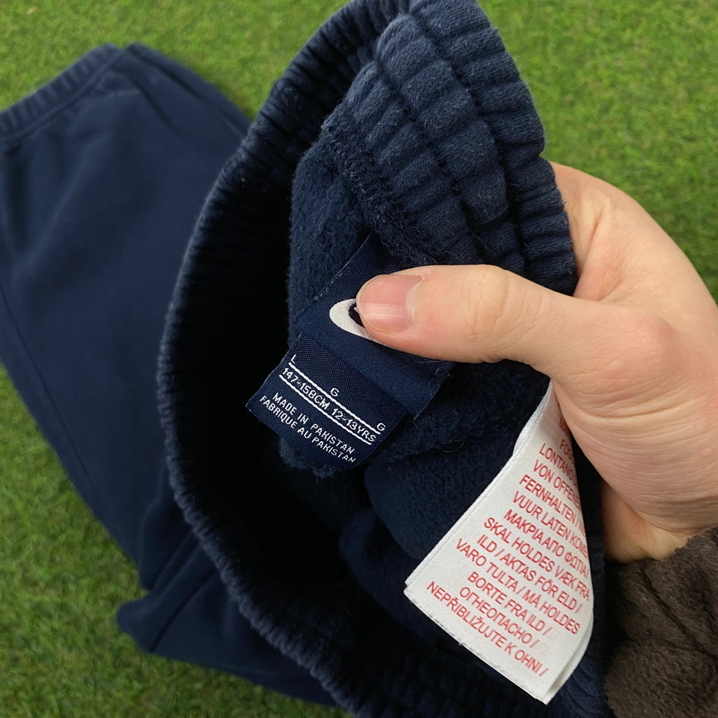 00s Nike Cotton Joggers Blue XS