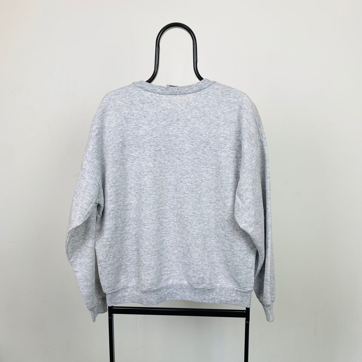 Retro 90s Bird Sweatshirt Grey Large