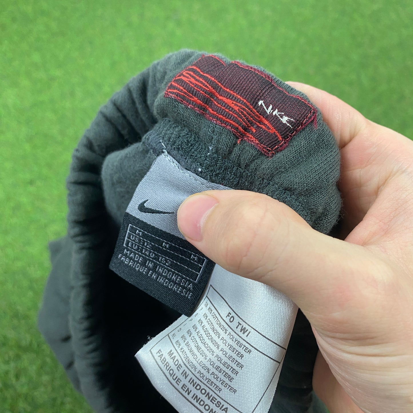 00s Nike Cotton Joggers Grey XS