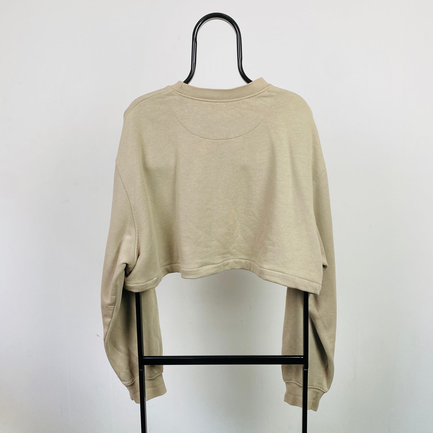 00s Nike Cropped Sweatshirt Brown XXL