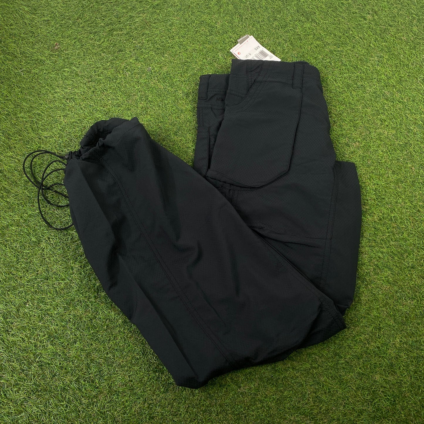 00s Nike Parachute Joggers Black XS