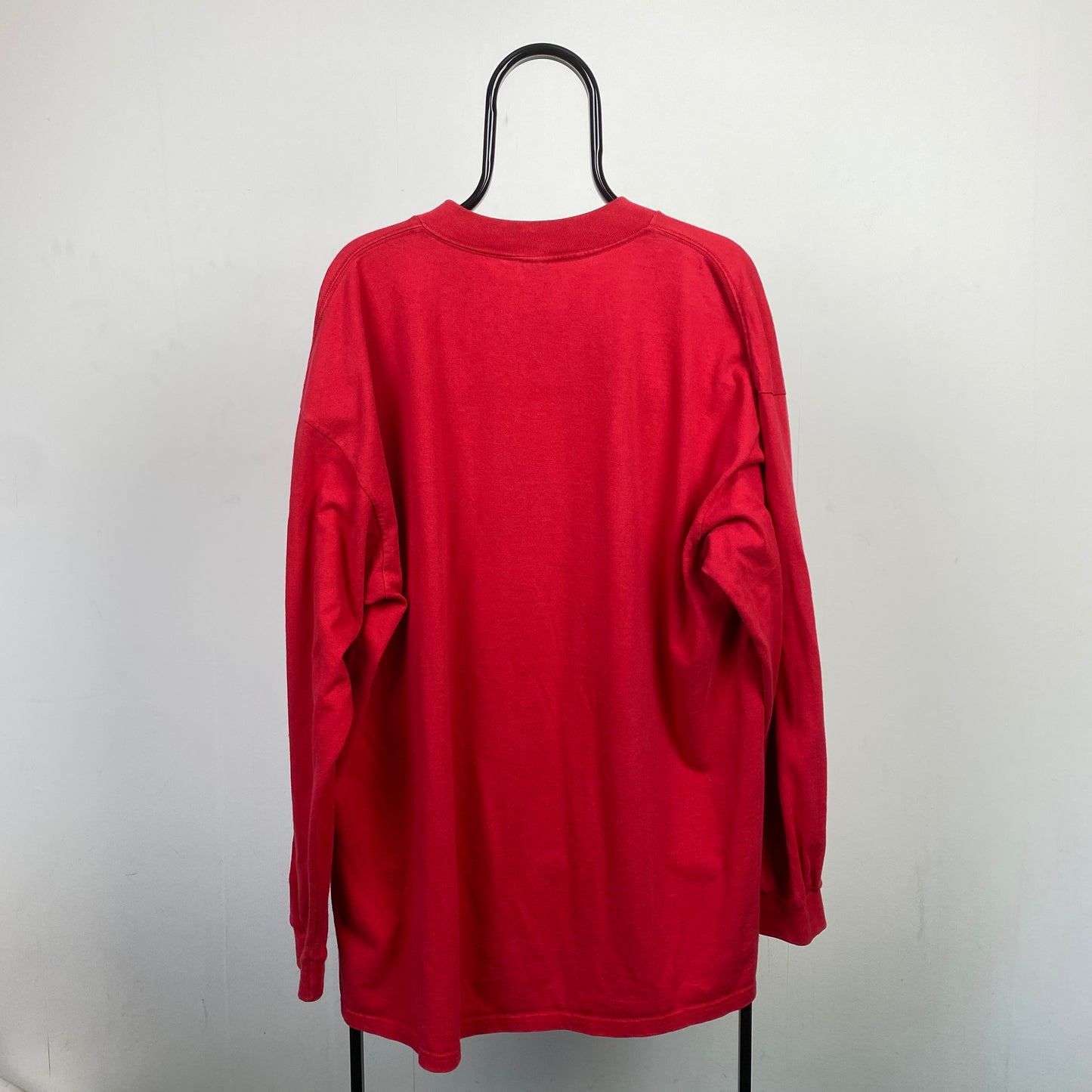 90s Nike Mock Neck Sweatshirt Red XXL