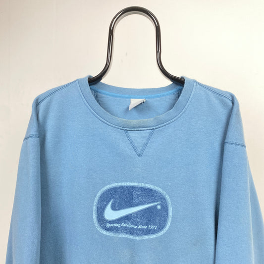 00s Nike Sweatshirt Blue XXL