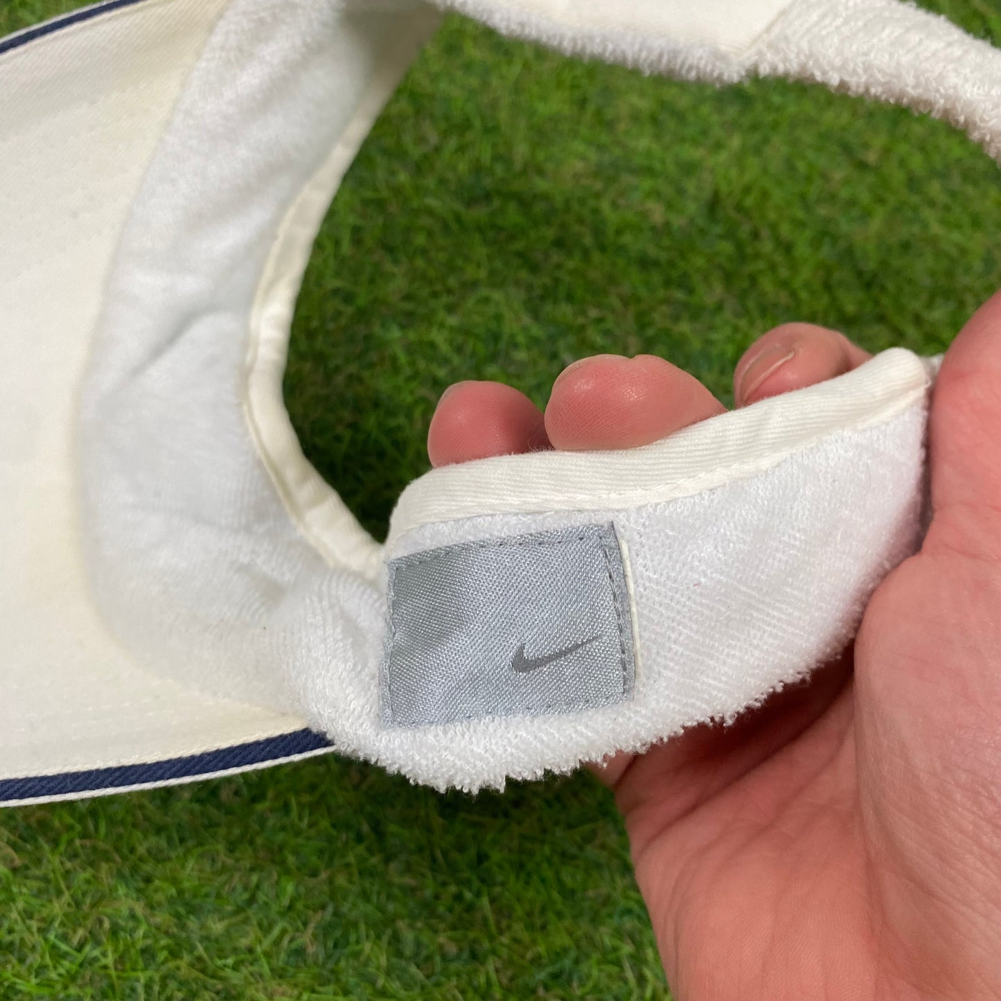 00s Nike Visor Hat White
