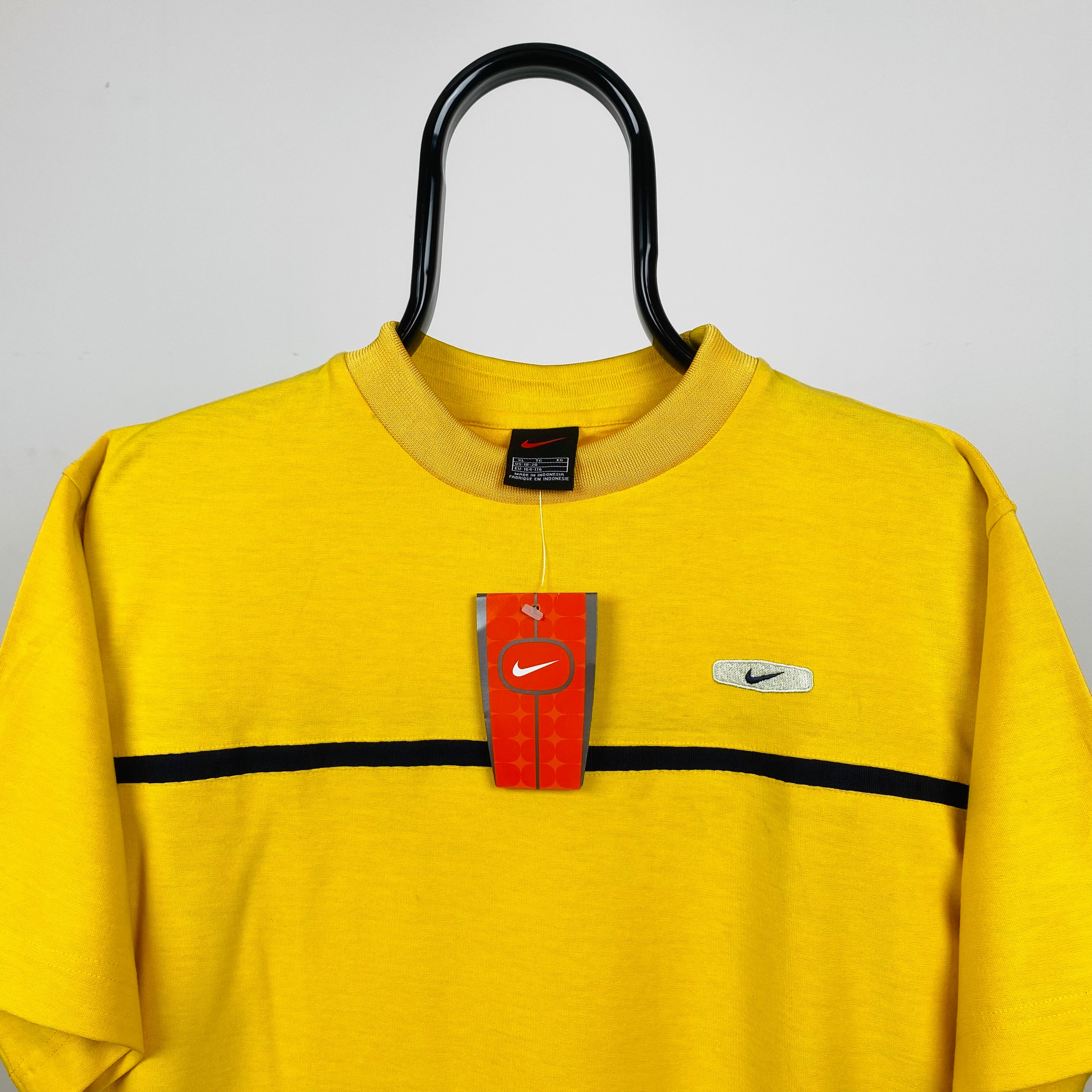 Vintage Nike Swoosh T-Shirt Yellow Small – Clout Closet