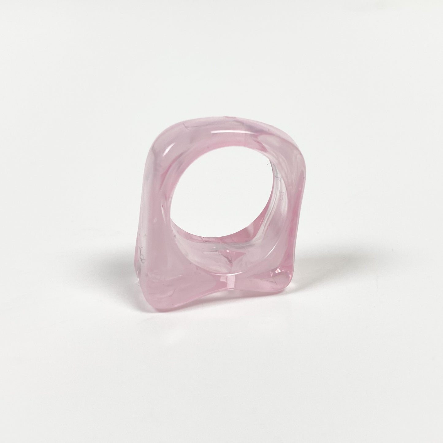Retro Chunky Ring Pink