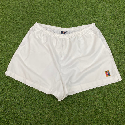 90s Nike Challenge Court Shorts White Large