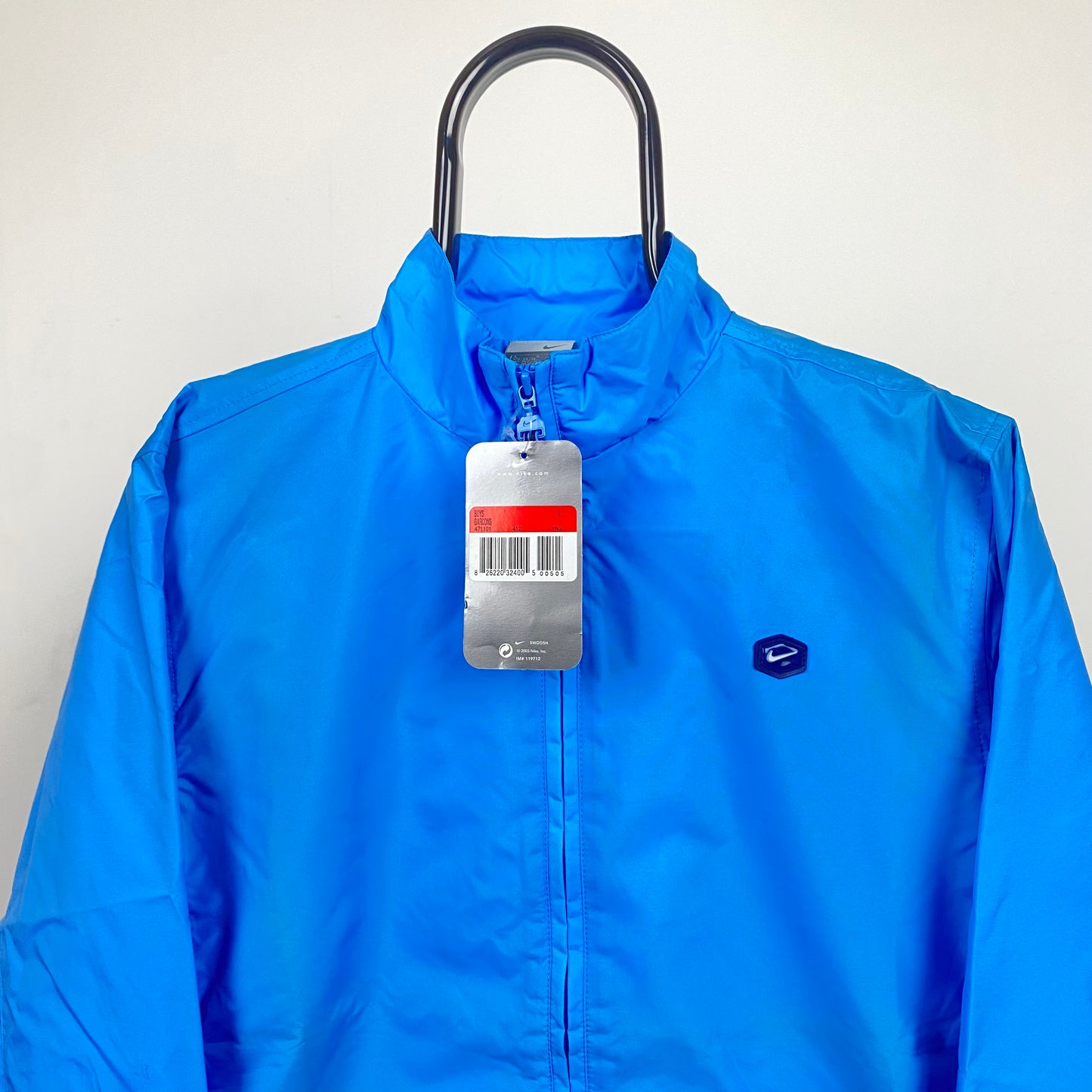 00s Nike Hex Windbreaker Jacket Baby Blue XXS
