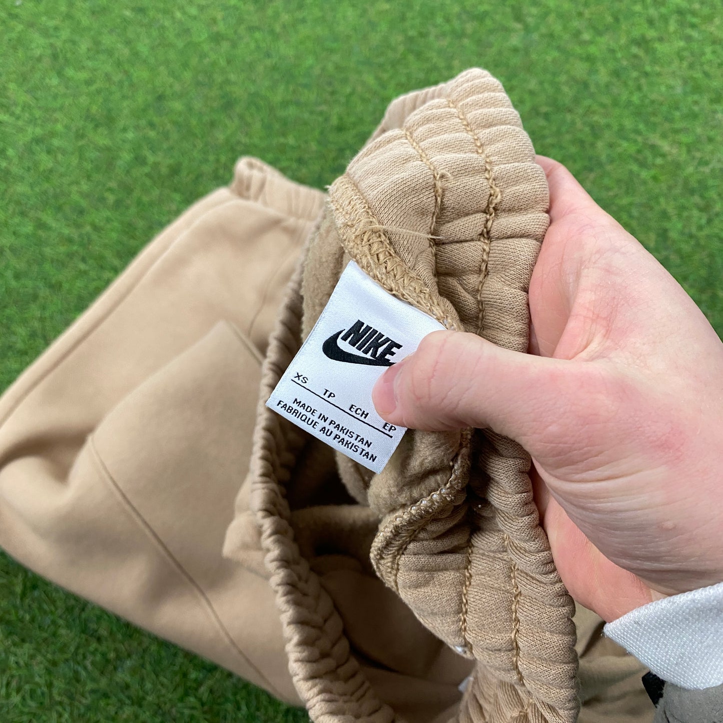 00s Nike Cotton Joggers Brown XS