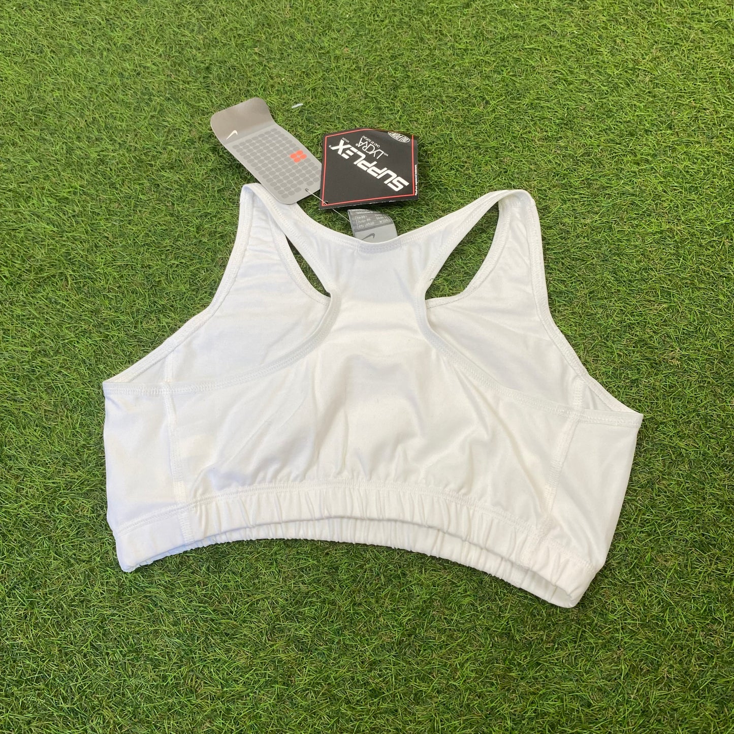 Vintage Nike Sports Bra White Medium 8-10