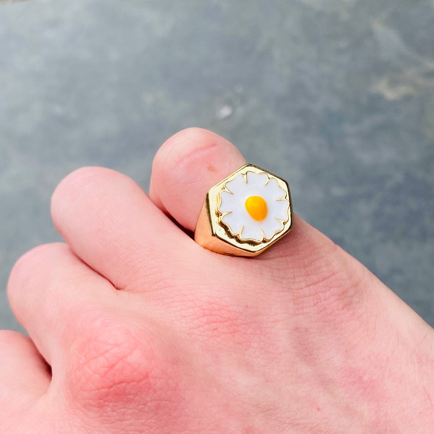 Daisy Ring Gold