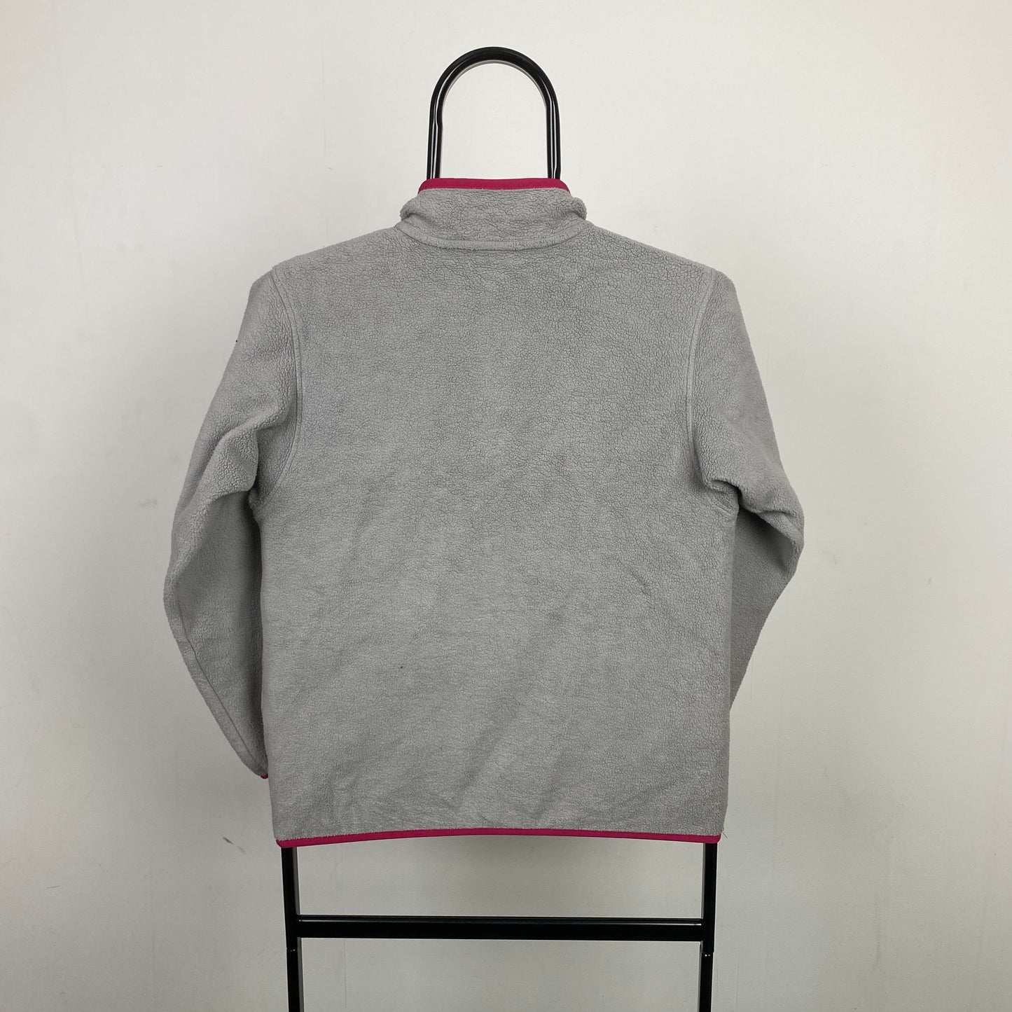 Retro Patagonia Fleece Sweatshirt Grey XS