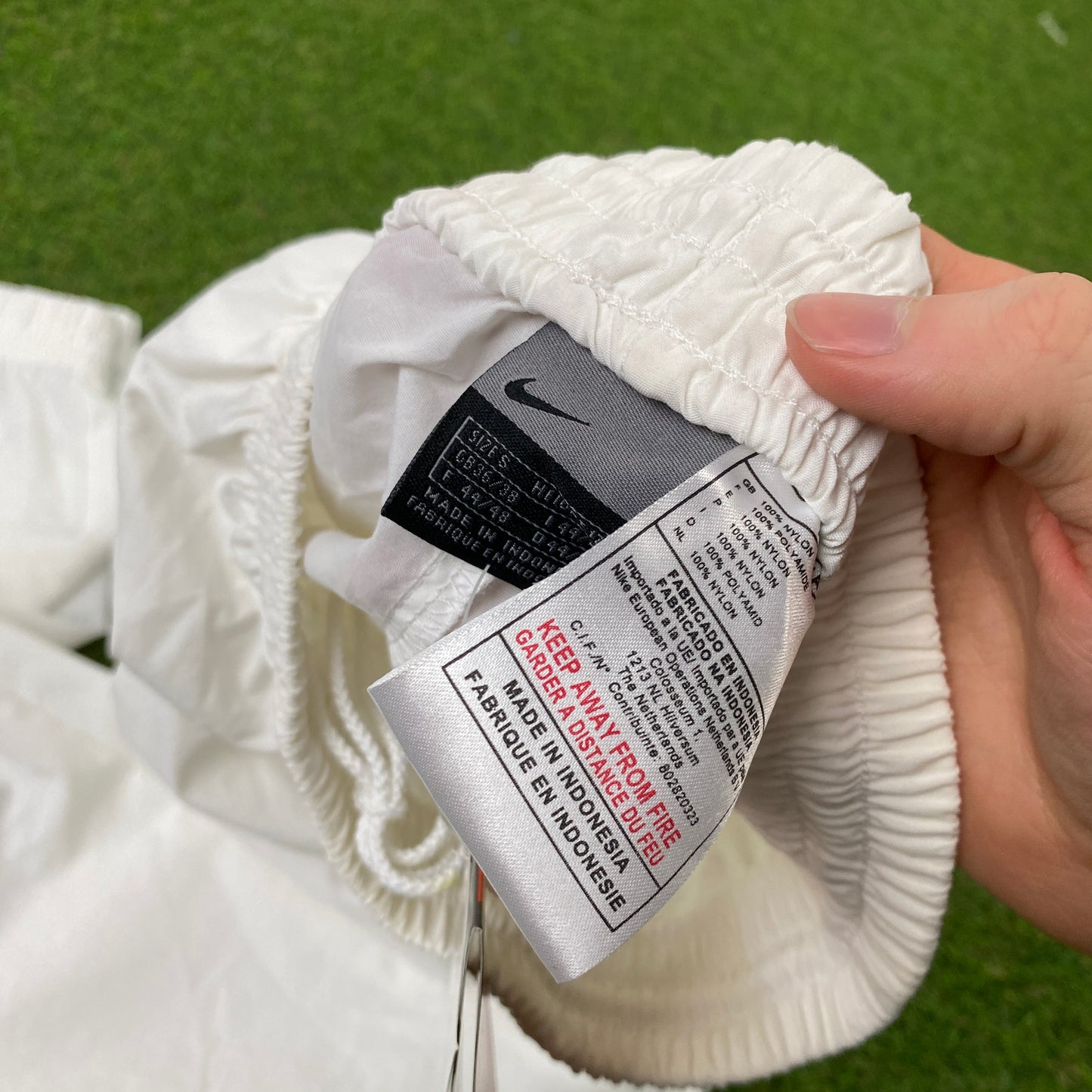 00s Nike Zip Pocket Joggers White Small