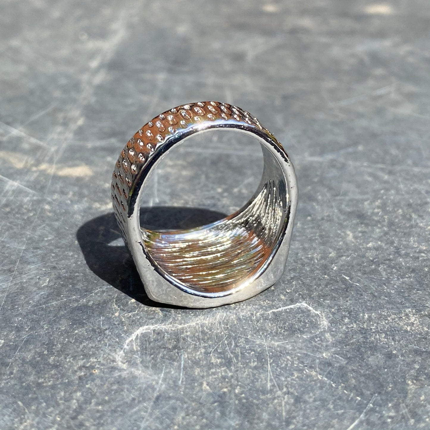 Vintage Crown Ring Silver