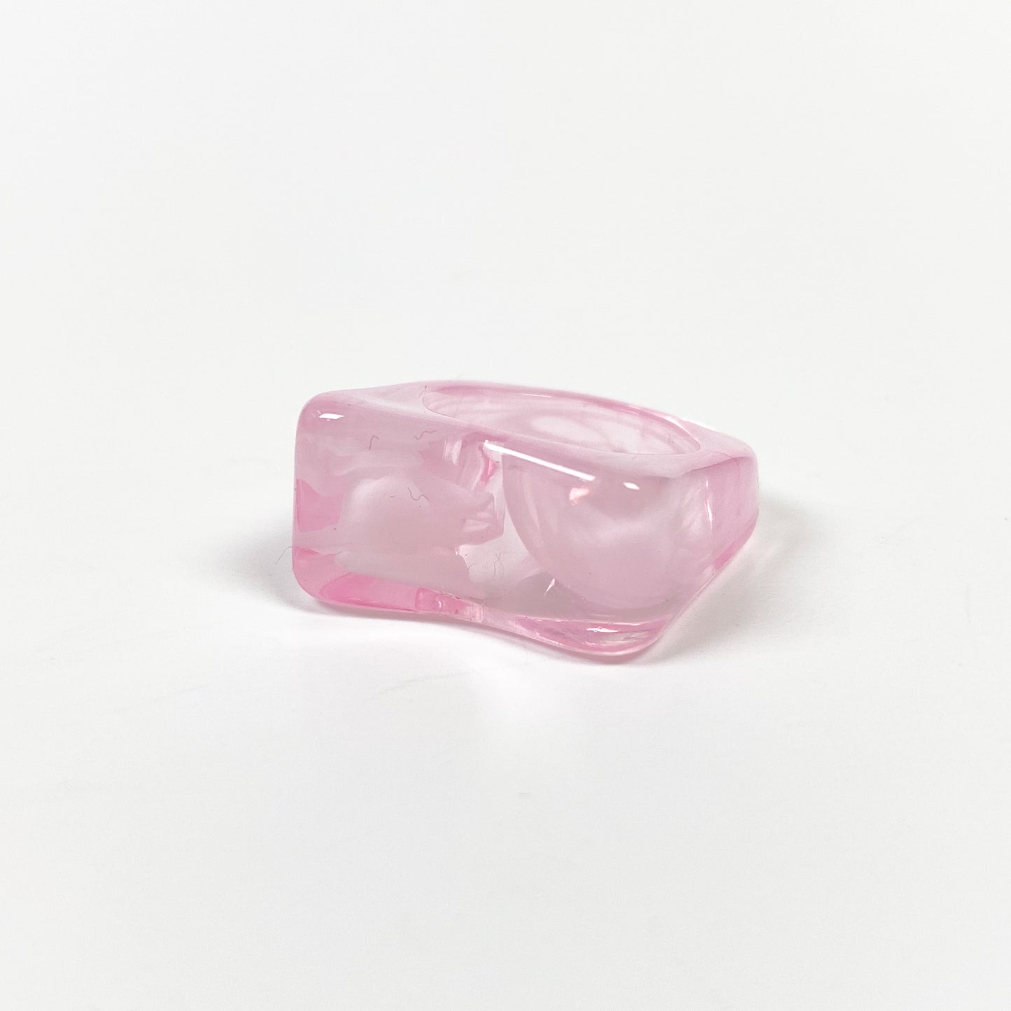 Retro Chunky Ring Pink