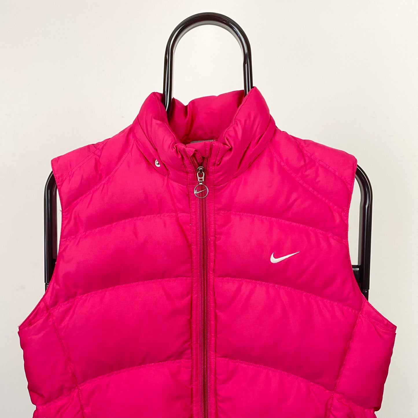00s Nike Puffer Gilet Jacket Pink XS