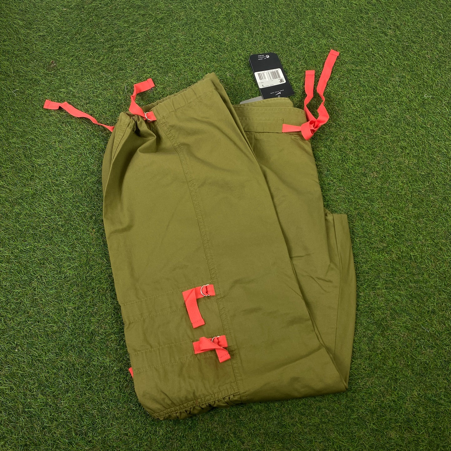 00s Nike Parachute Cargo Joggers Green Small