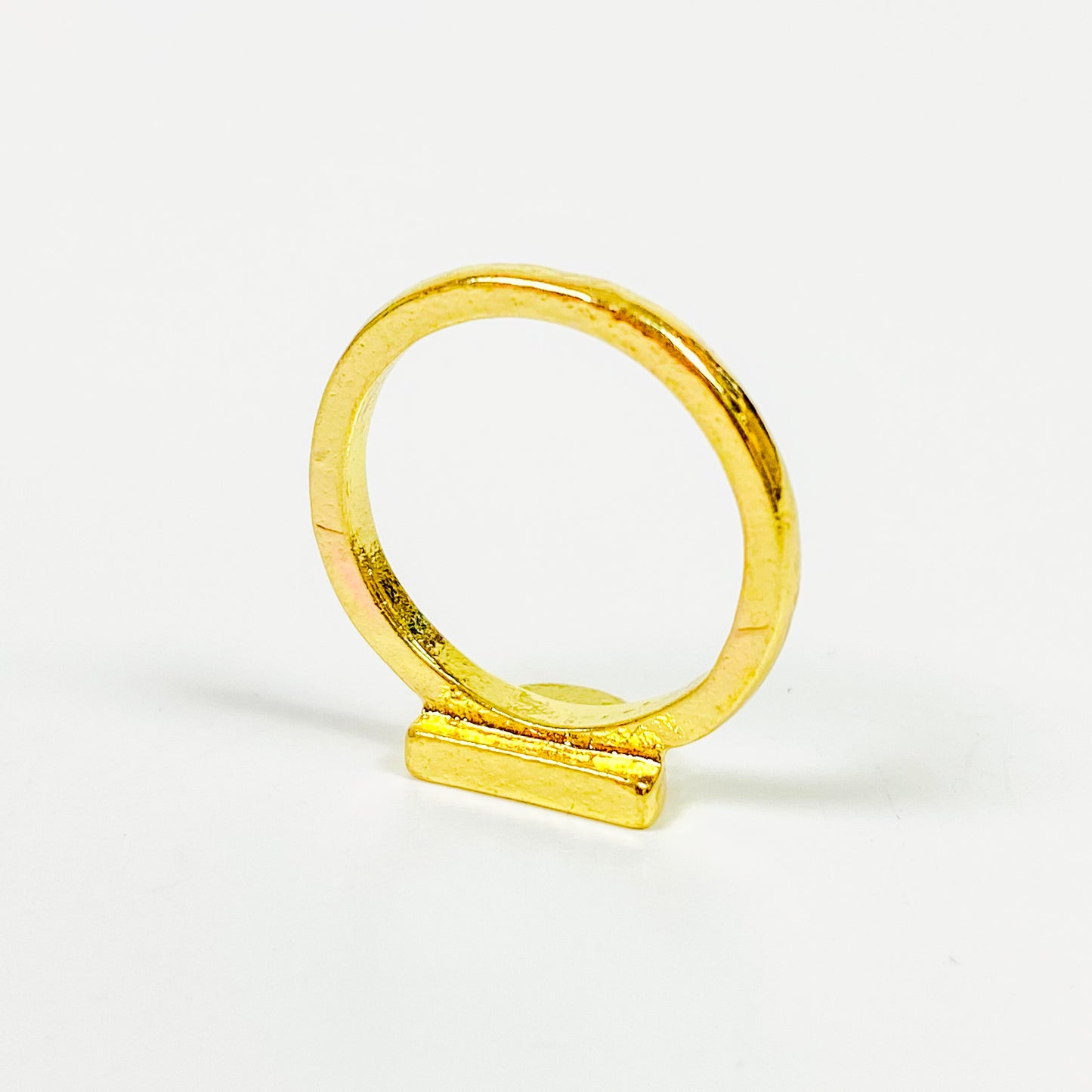 Vintage Rainbow Band Ring Gold
