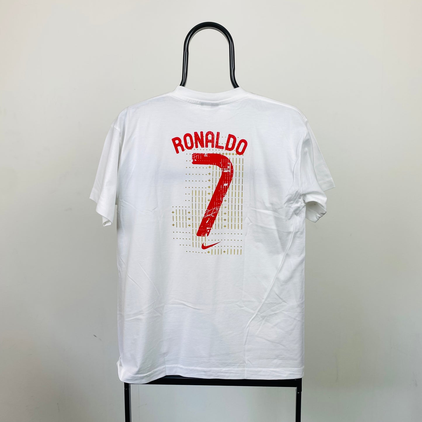 00s Nike Portugal Ronaldo T-Shirt White XS/Small